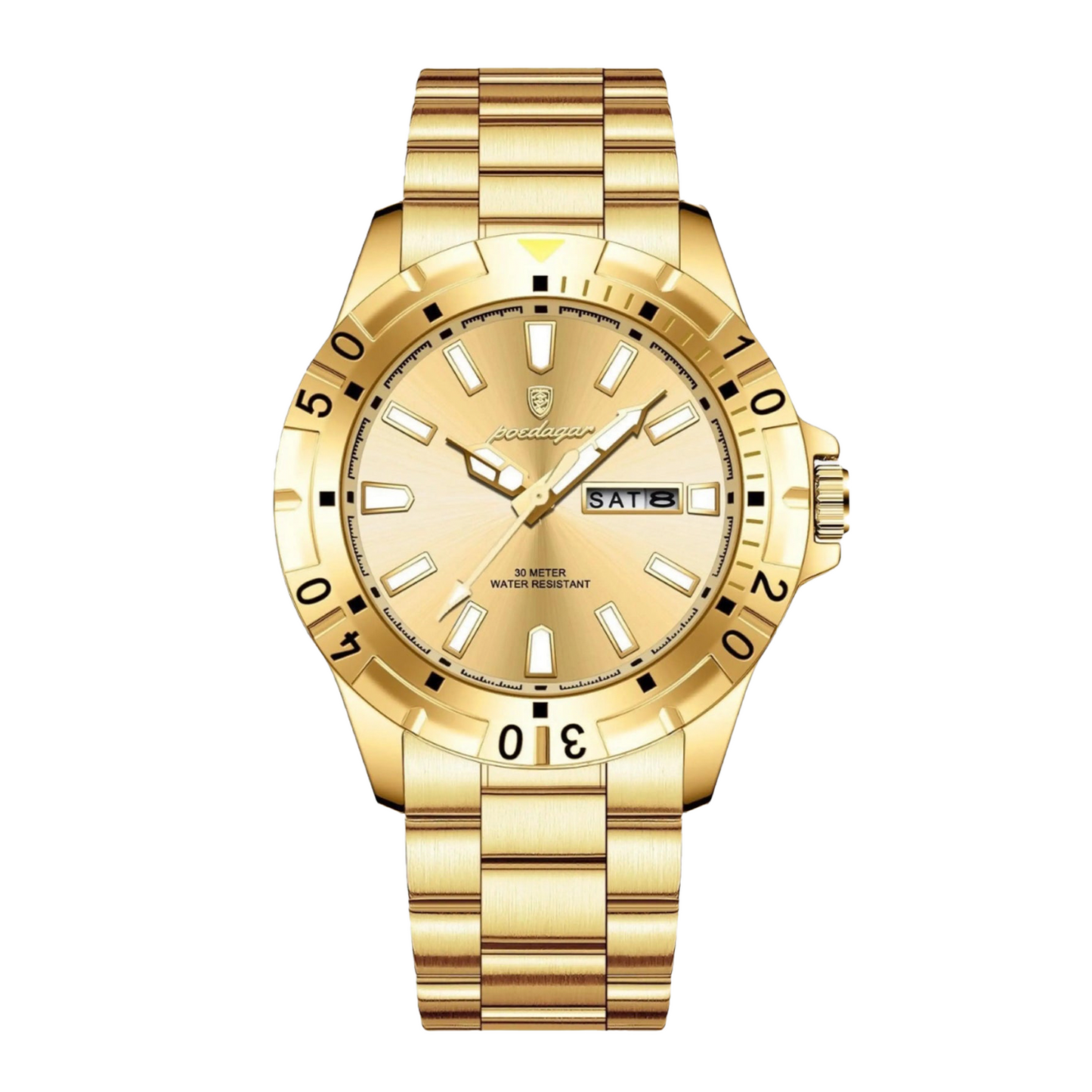 Noble 40mm Watch - Japanese Quartz, Stainless Steel, Water-Resistant