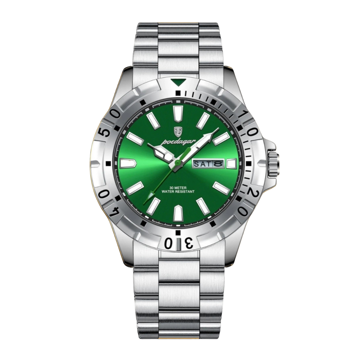 Noble 40mm Watch - Japanese Quartz, Stainless Steel, Water-Resistant