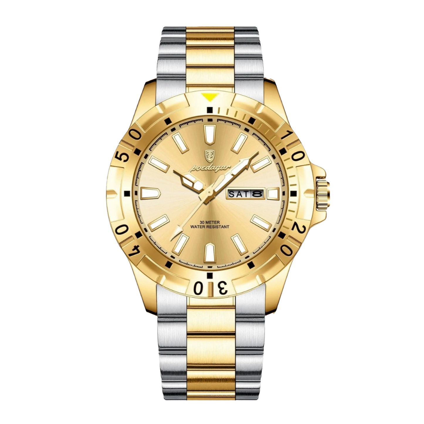 Noble 40mm Watch - Japanese Quartz, Stainless Steel, Water-Resistant