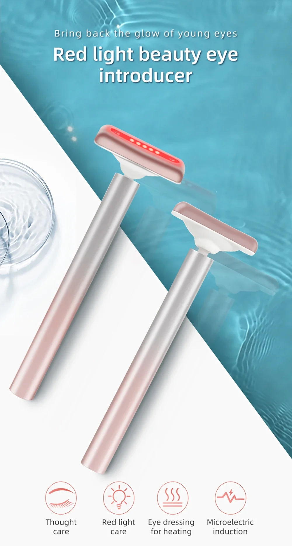 7-in-1 LED-lichttherapie-oogapparatuur voor huidverzorging thuis